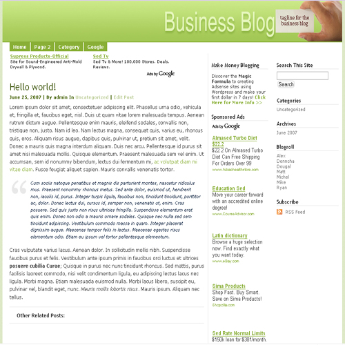 business theme 1
