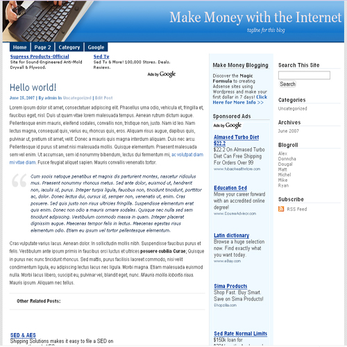 make money wp theme